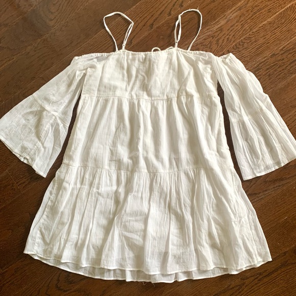 American Eagle White Boho Spring Dress - Picture 4 of 4